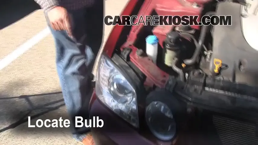 2004 Kia Optima EX 2.7L V6 Lights Highbeam (replace bulb)